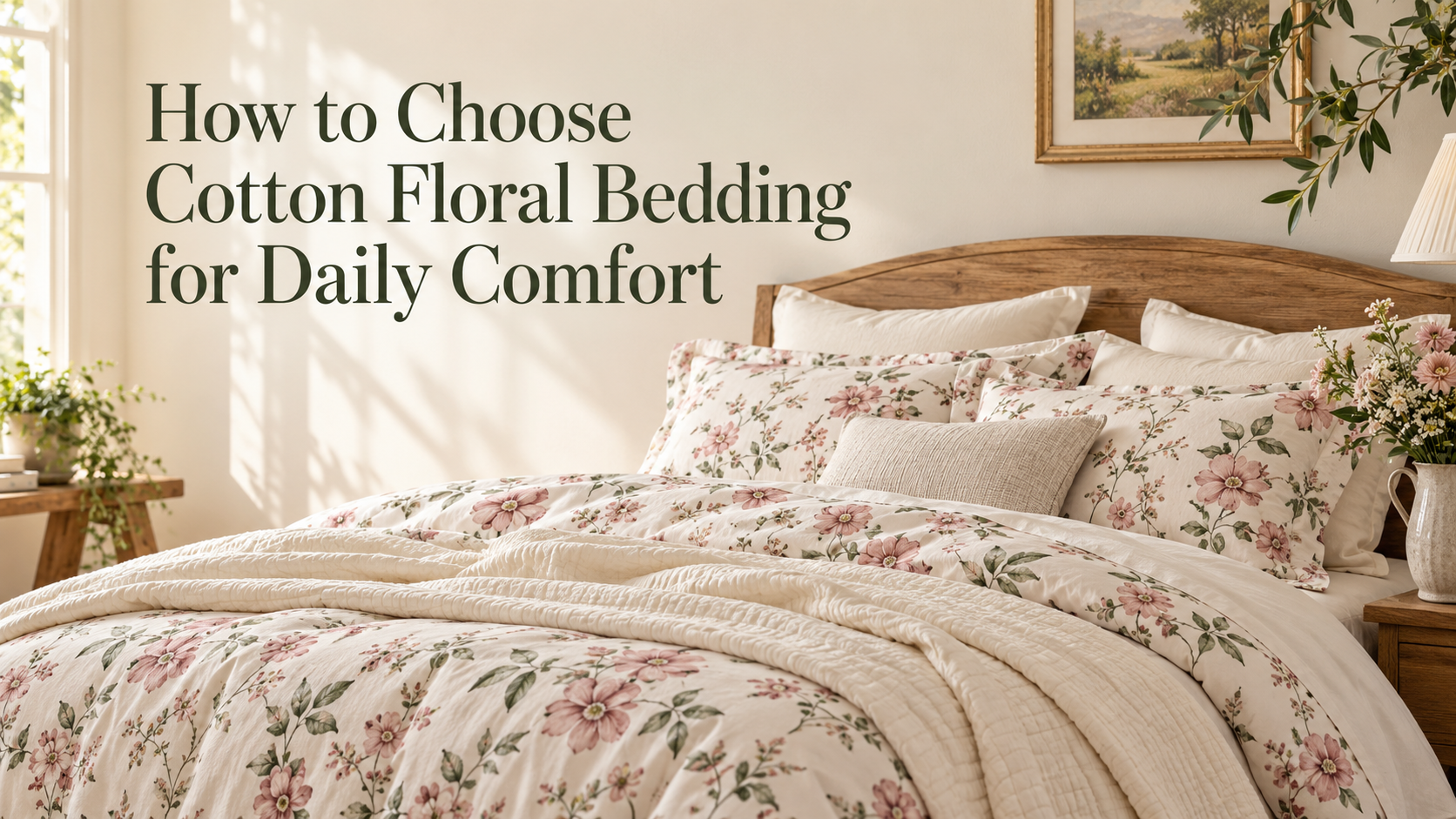 How to Choose Cotton Floral Bedding for Daily Comfort