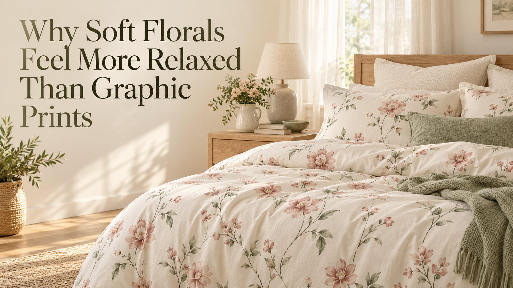 Why Soft Florals Feel More Relaxed Than Graphic Prints