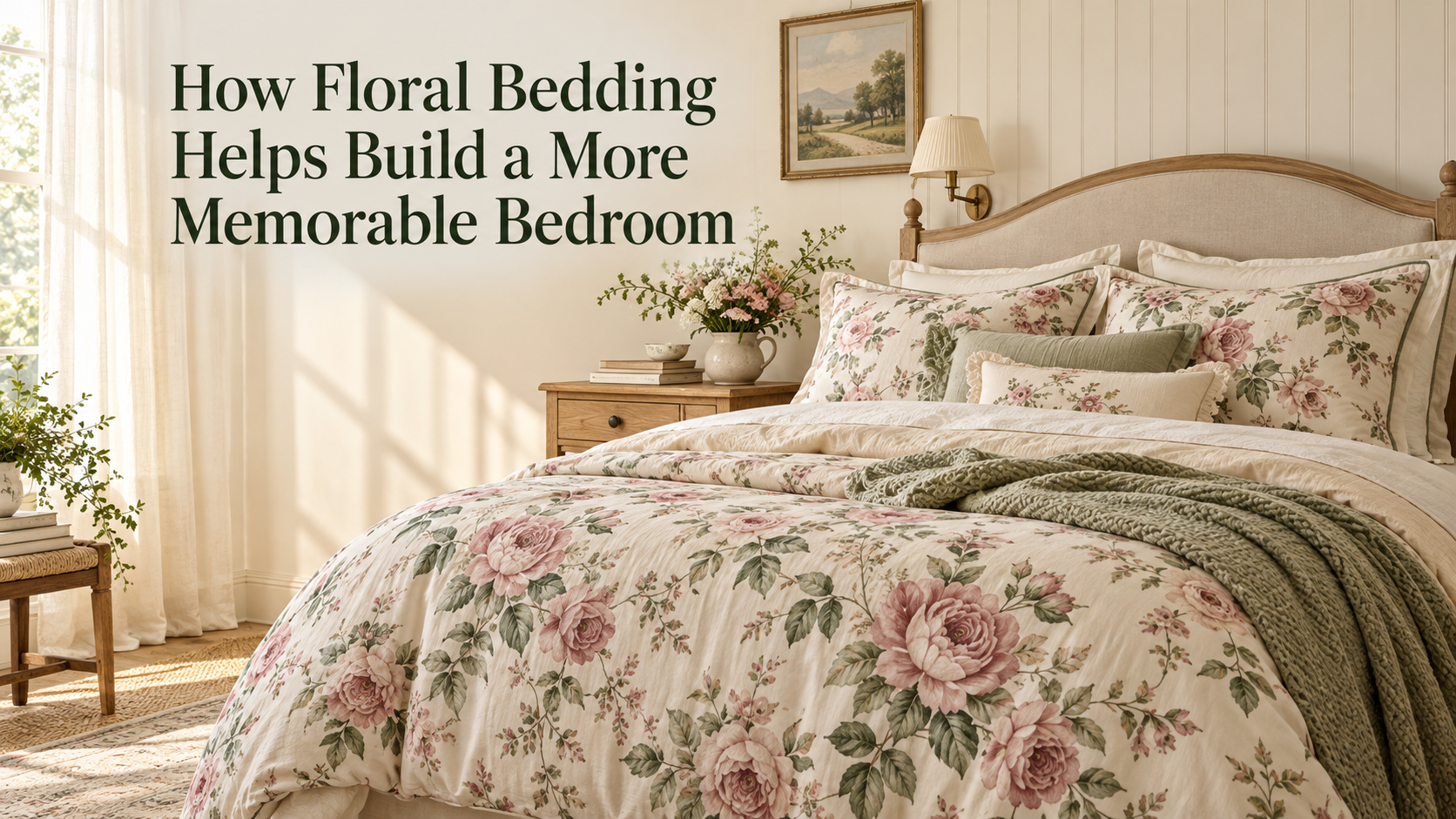 How Floral Bedding Helps Build a More Memorable Bedroom