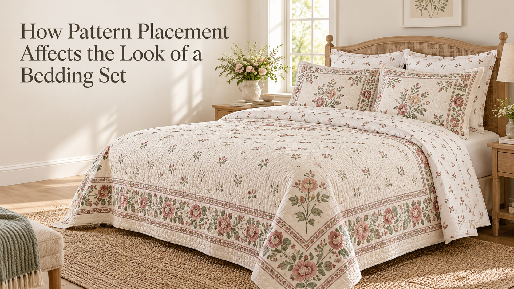 How Pattern Placement Affects the Look of a Bedding Set