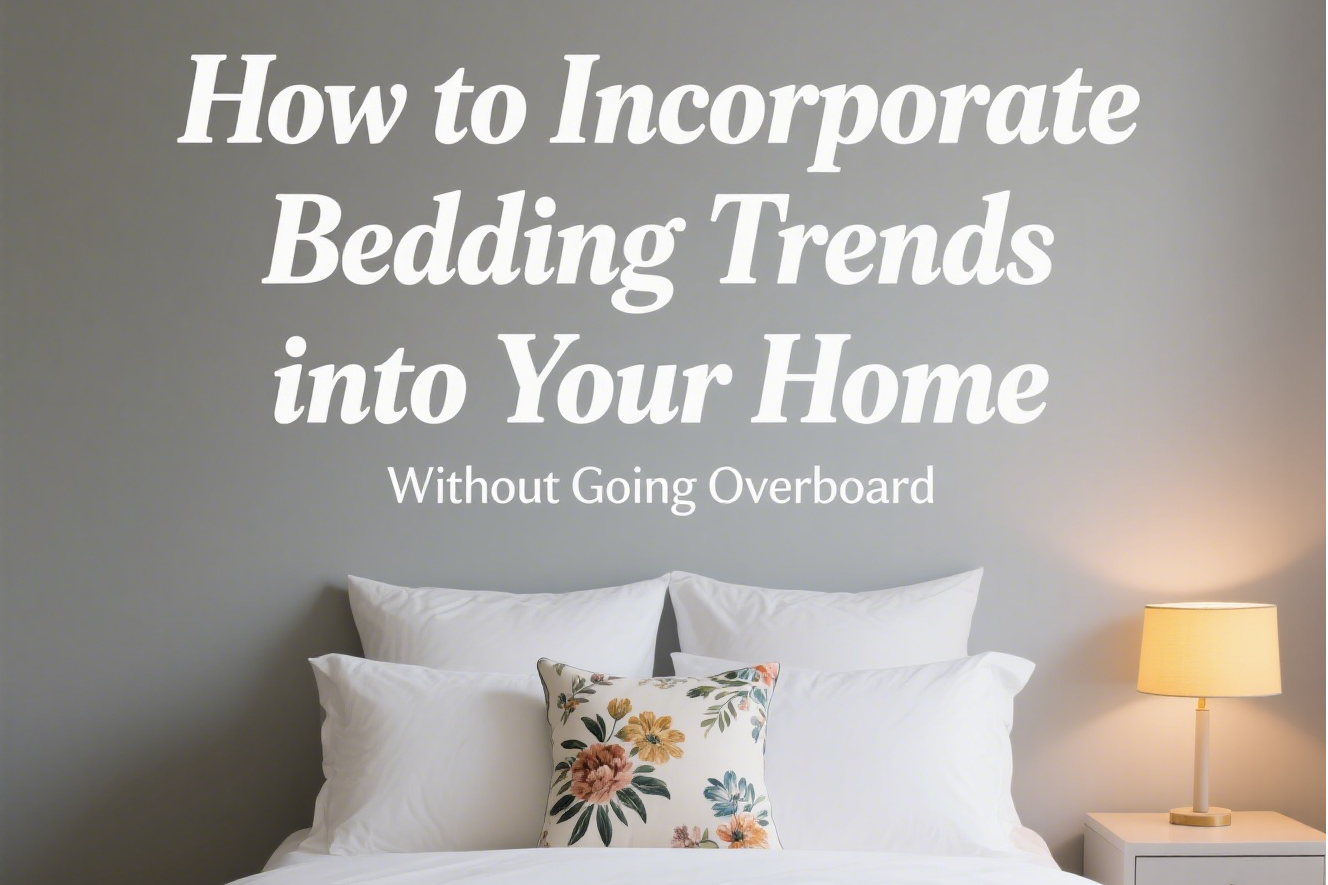 How to Incorporate Bedding Trends into Your Home Without Going Overboard