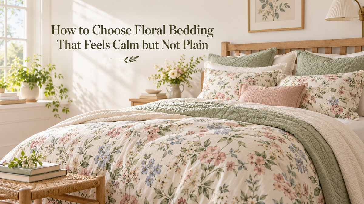 How to Choose Floral Bedding That Feels Calm but Not Plain