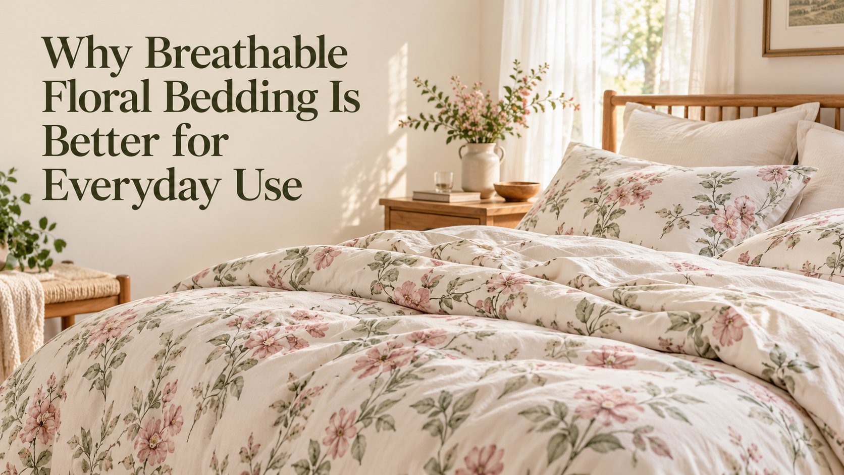 Why Breathable Floral Bedding Is Better for Everyday Use