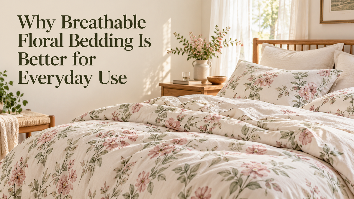 Why Breathable Floral Bedding Is Better for Everyday Use