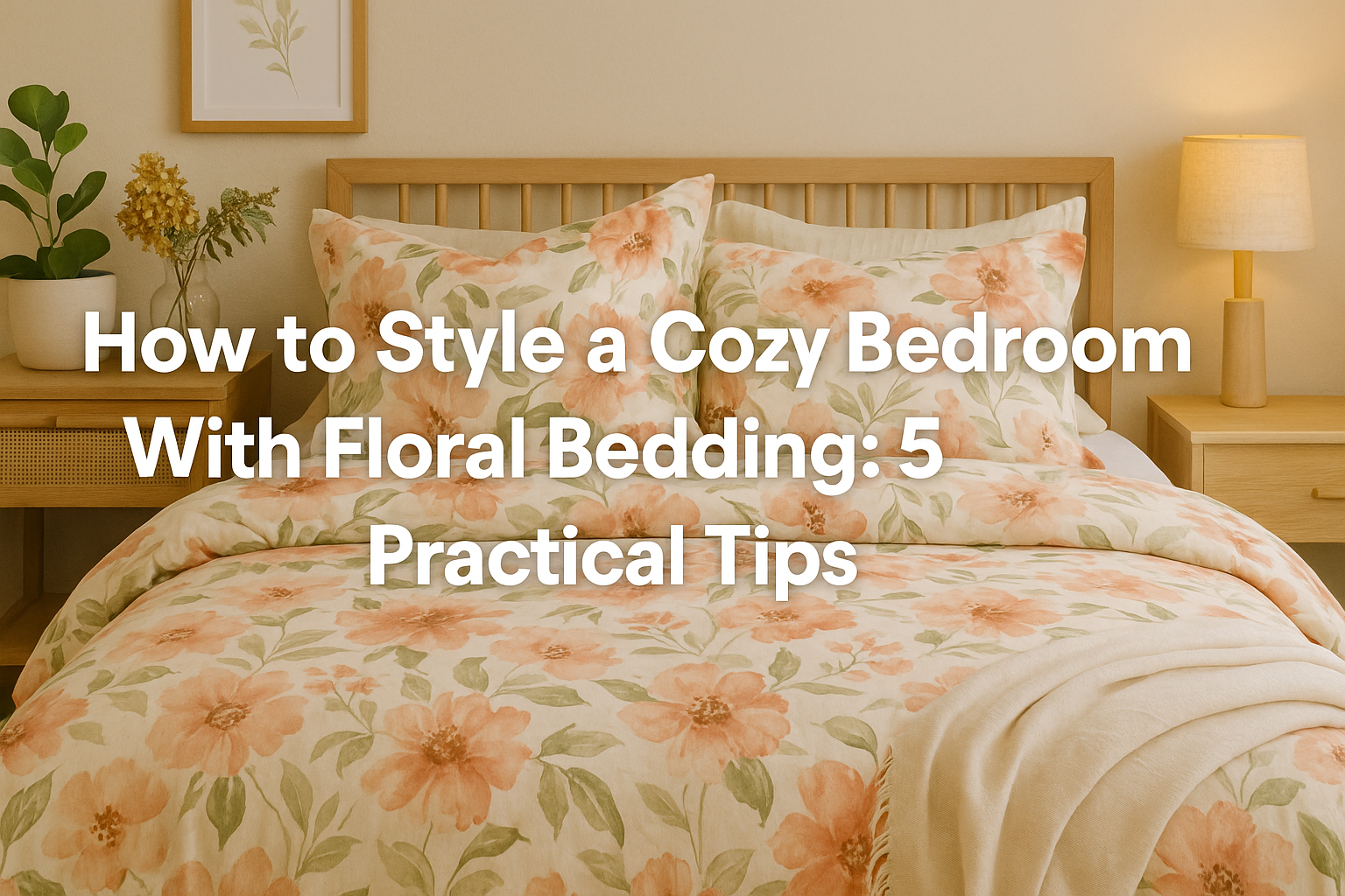 How to Style a Cozy Bedroom With Floral Bedding: 5 Practical Tips