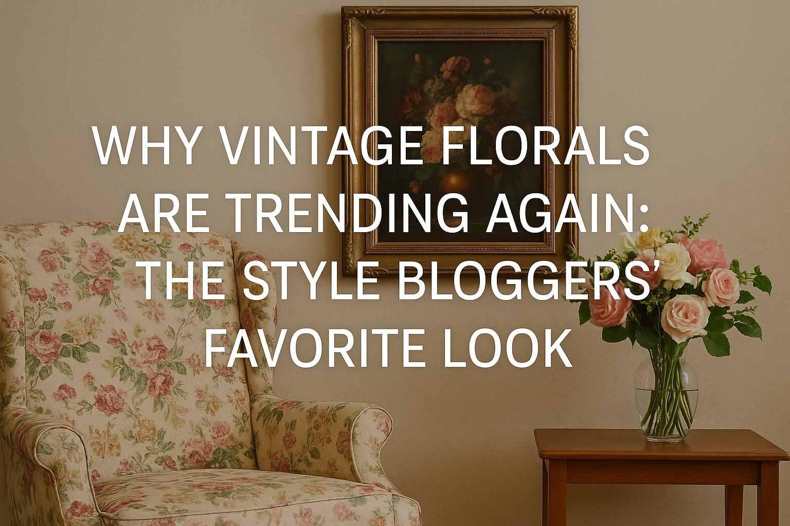 Why Vintage Florals Are Trending Again: The Style Bloggers’ Favorite Look