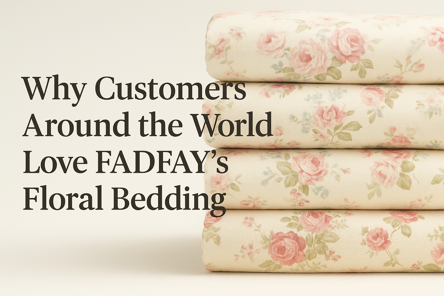 Why Customers Around the World Love FADFAY’s Floral Bedding
