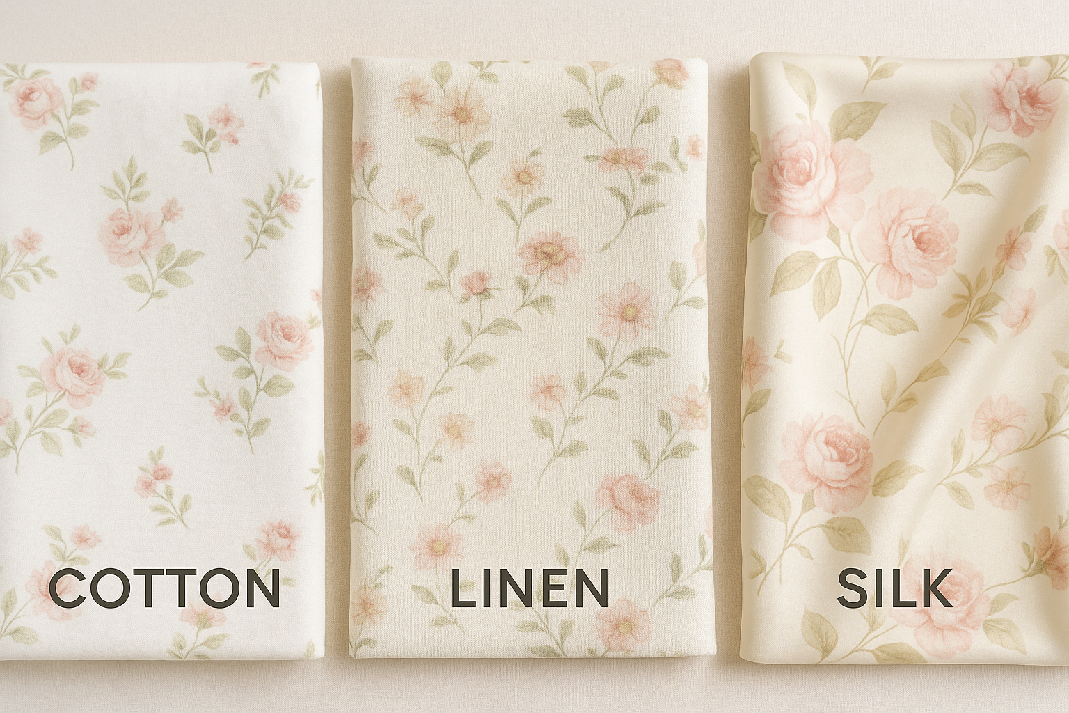 Cotton, Linen, or Silk? Choosing the Perfect Fabric for Your Floral Bedding