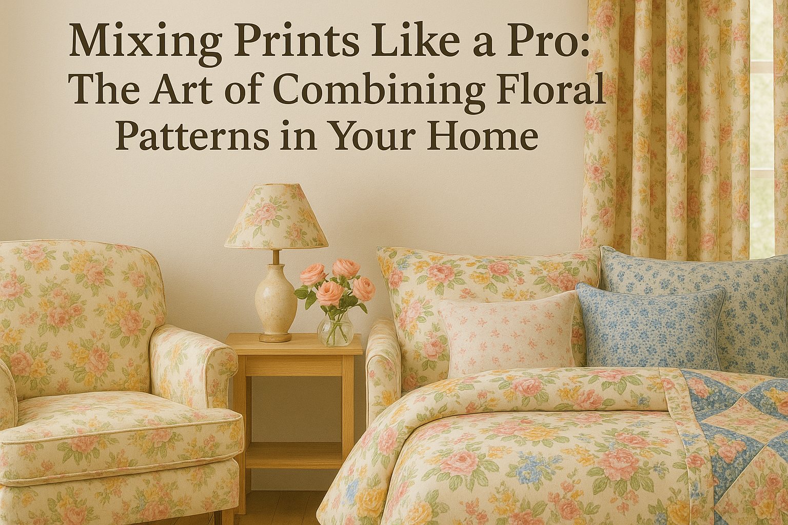 Mixing Prints Like a Pro: The Art of Combining Floral Patterns in Your Home
