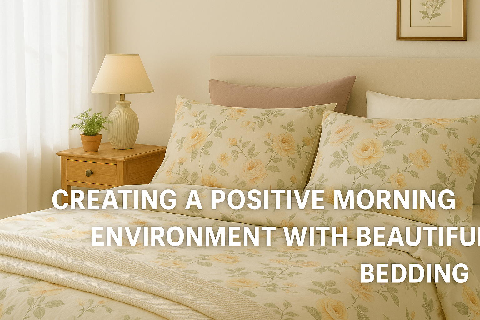Creating a Positive Morning Environment with Beautiful Bedding