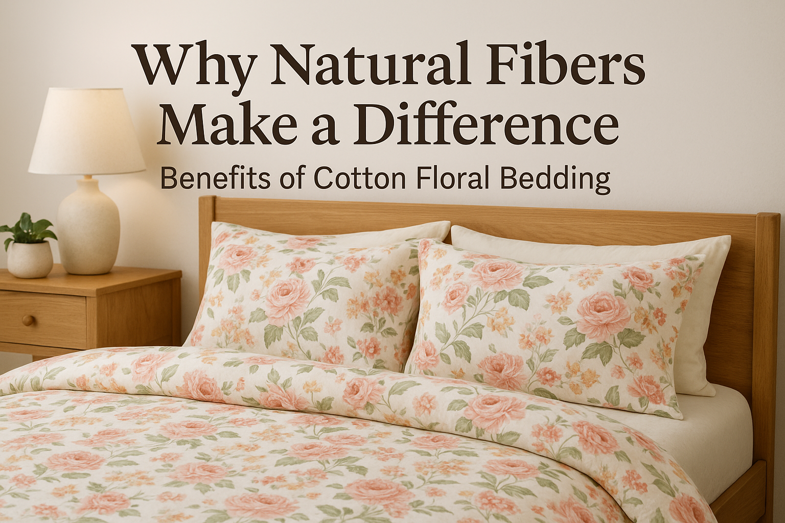 Why Natural Fibers Make a Difference: Benefits of Cotton Floral Bedding