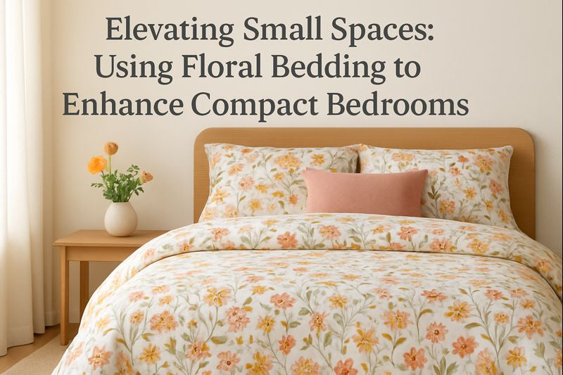 Elevating Small Spaces: Using Floral Bedding to Enhance Compact Bedrooms