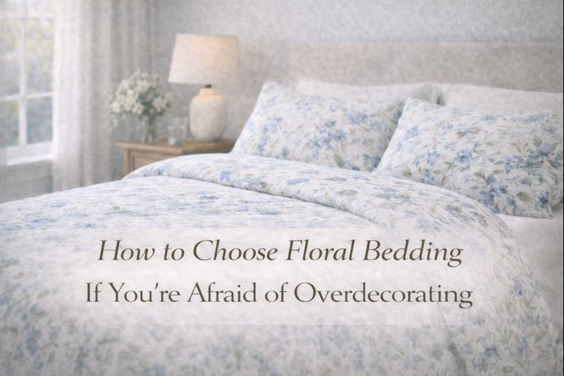 How to Choose Floral Bedding If You’re Afraid of Overdecorating