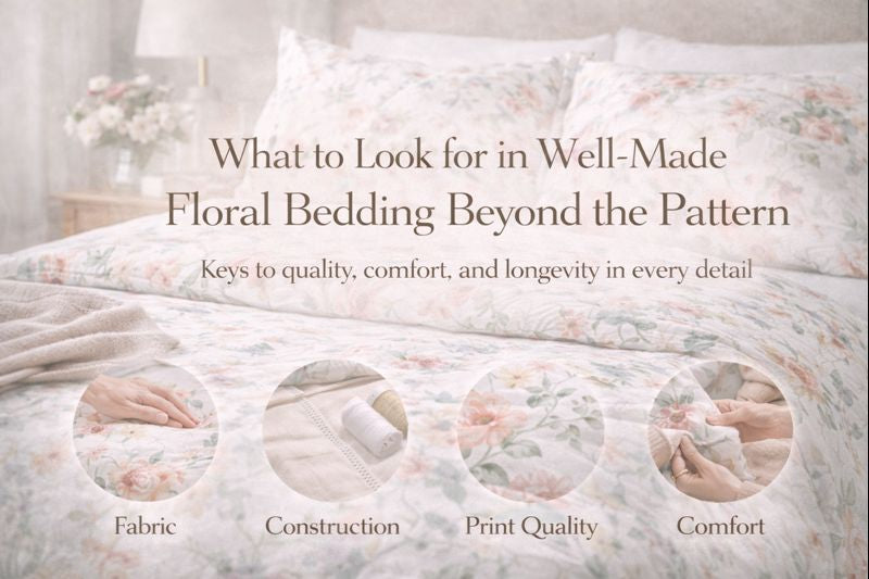 What to Look for in Well-Made Floral Bedding Beyond the Pattern