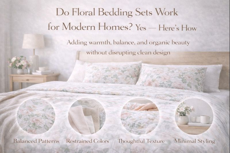 Do Floral Bedding Sets Work for Modern Homes? Yes — Here’s How