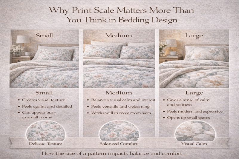 Why Print Scale Matters More Than You Think in Bedding Design