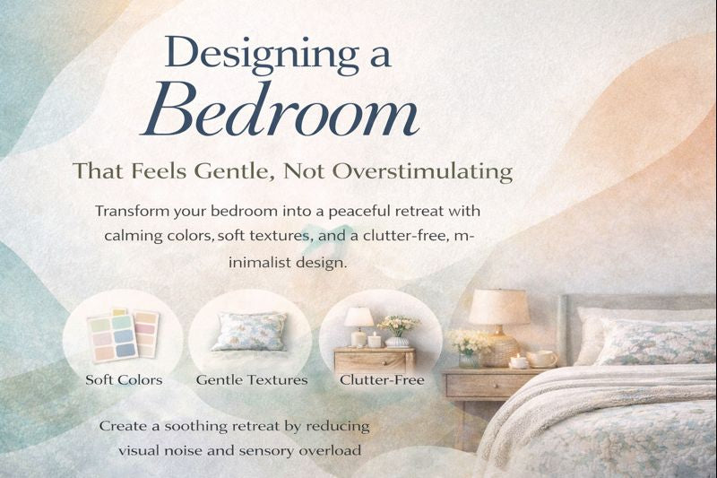 Designing a Bedroom That Feels Gentle, Not Overstimulating