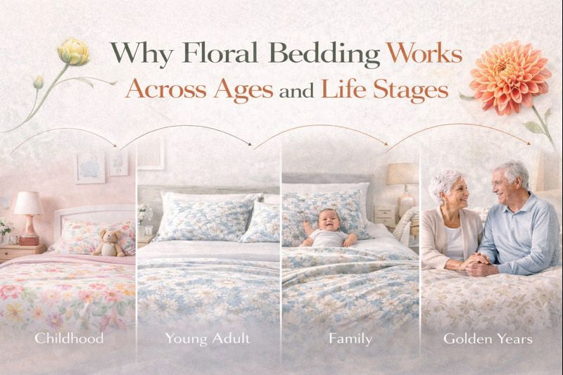 Why Floral Bedding Works Across Ages and Life Stages