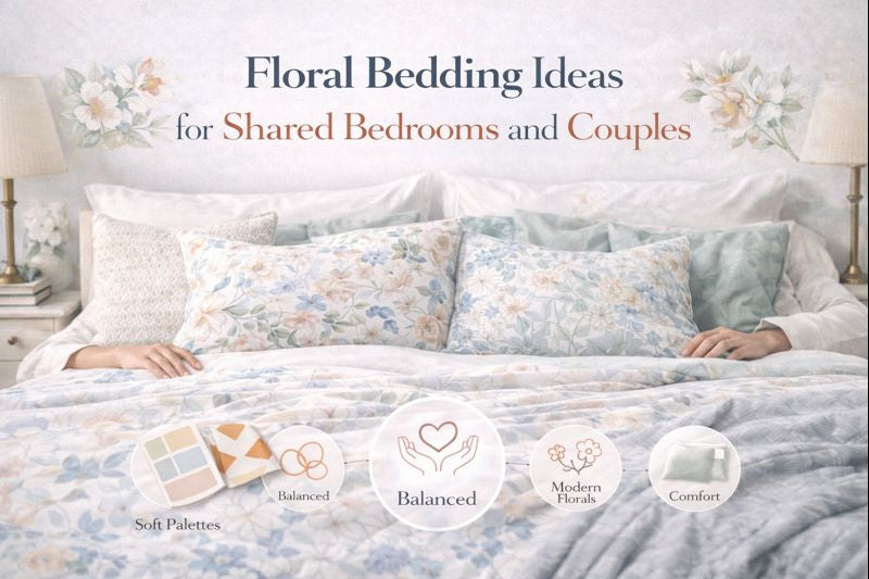 Floral Bedding Ideas for Shared Bedrooms and Couples