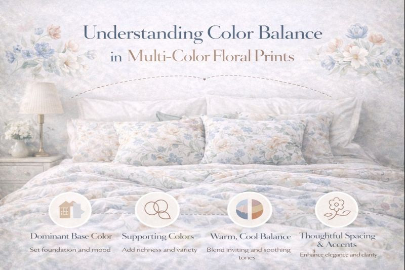 Understanding Color Balance in Multi-Color Floral Prints