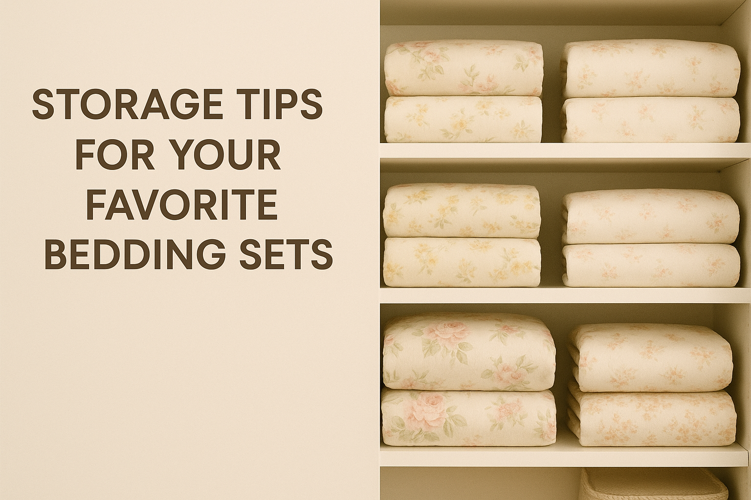 Storage Tips for Your Favorite Bedding Sets