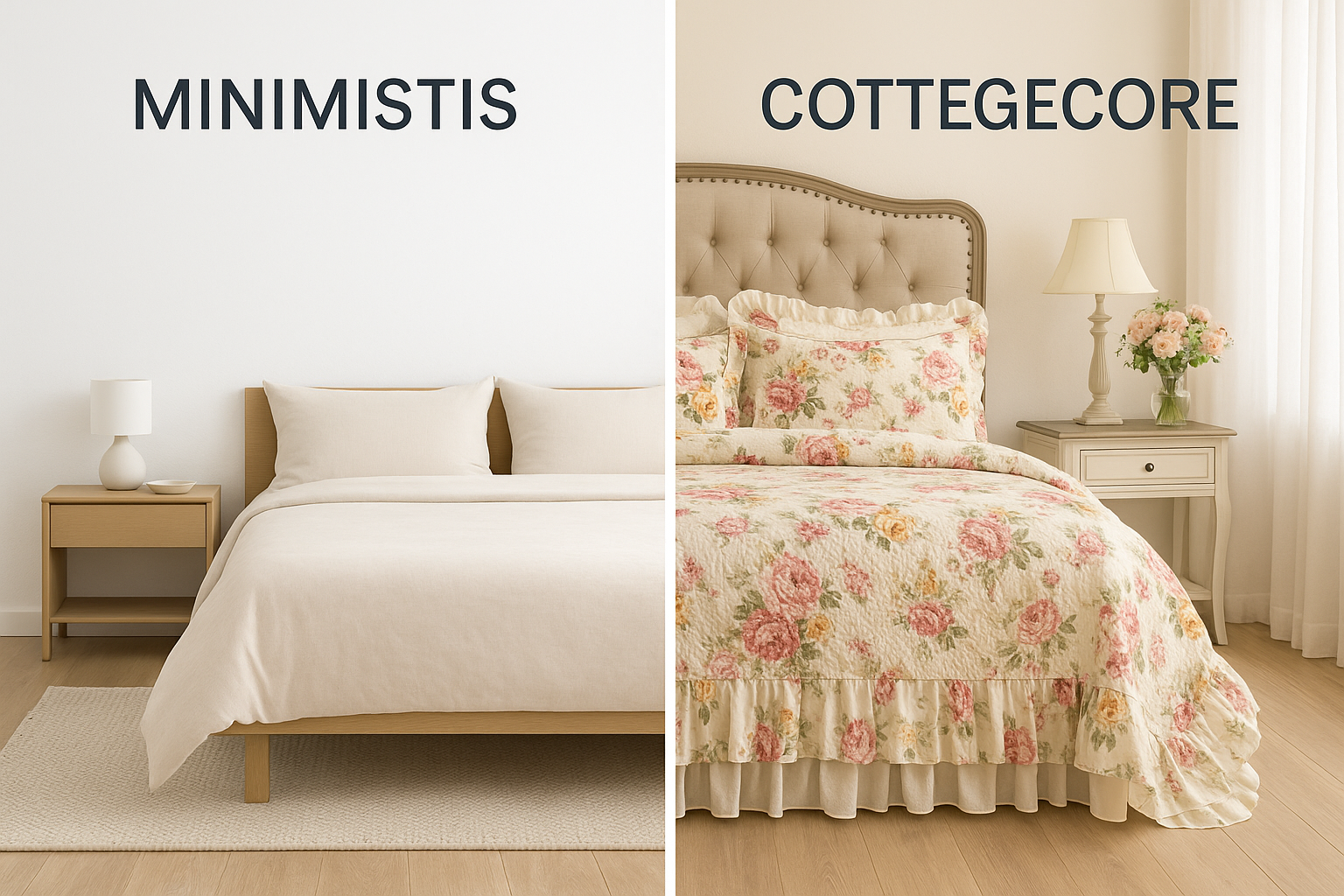 Minimalist vs. Cottagecore: Choosing the Right Aesthetic for Your Home