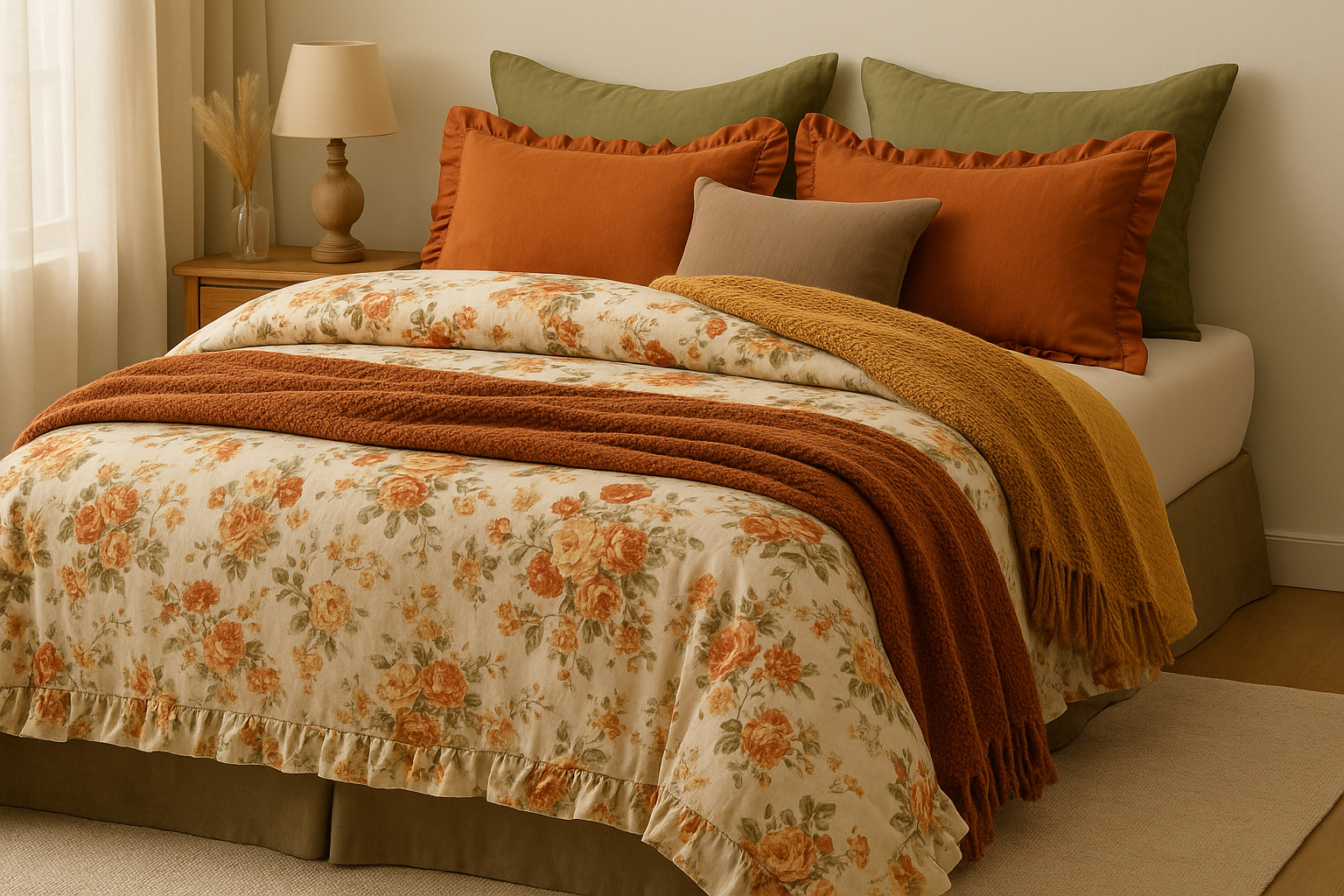 Fall-Inspired Textiles: Cozy Up with Earth Tones and Soft Layers