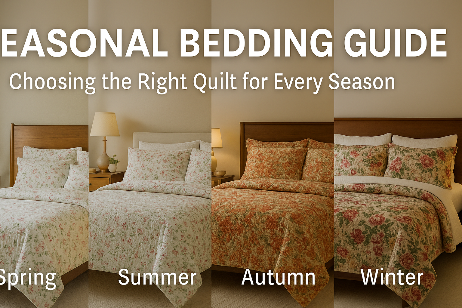 Seasonal Bedding Guide: Choosing the Right Quilt for Every Season