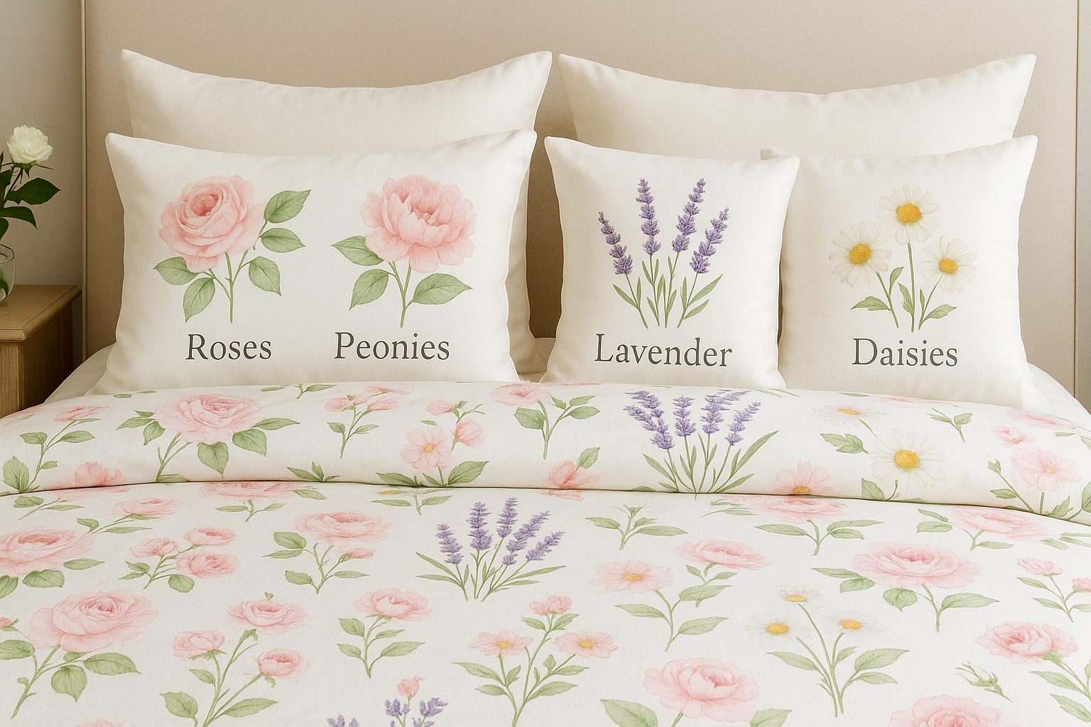 Floral Stories: The Symbolism Behind Popular Flower Patterns in Bedding