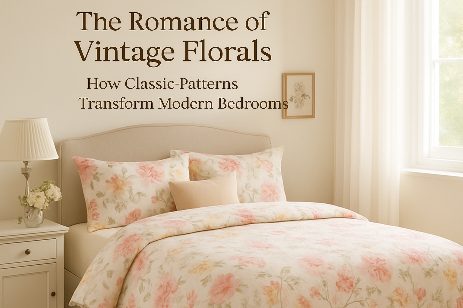 The Romance of Vintage Florals: How Classic Patterns Transform Modern Bedrooms