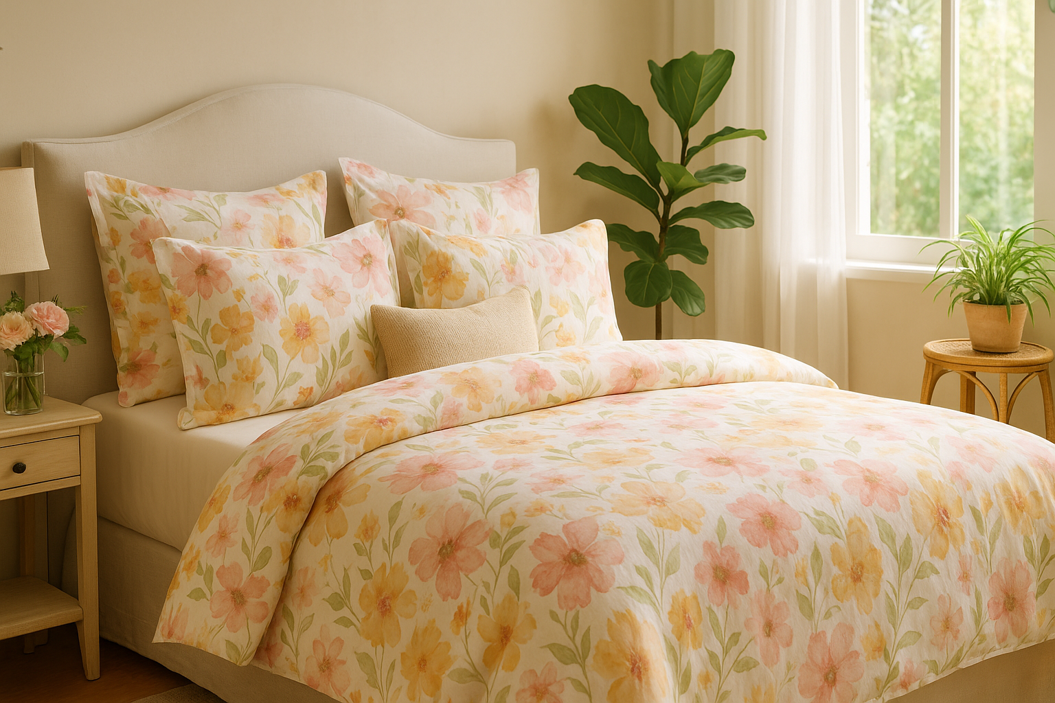 Transforming Bedrooms Into Gardens: The Magic of Floral Textiles