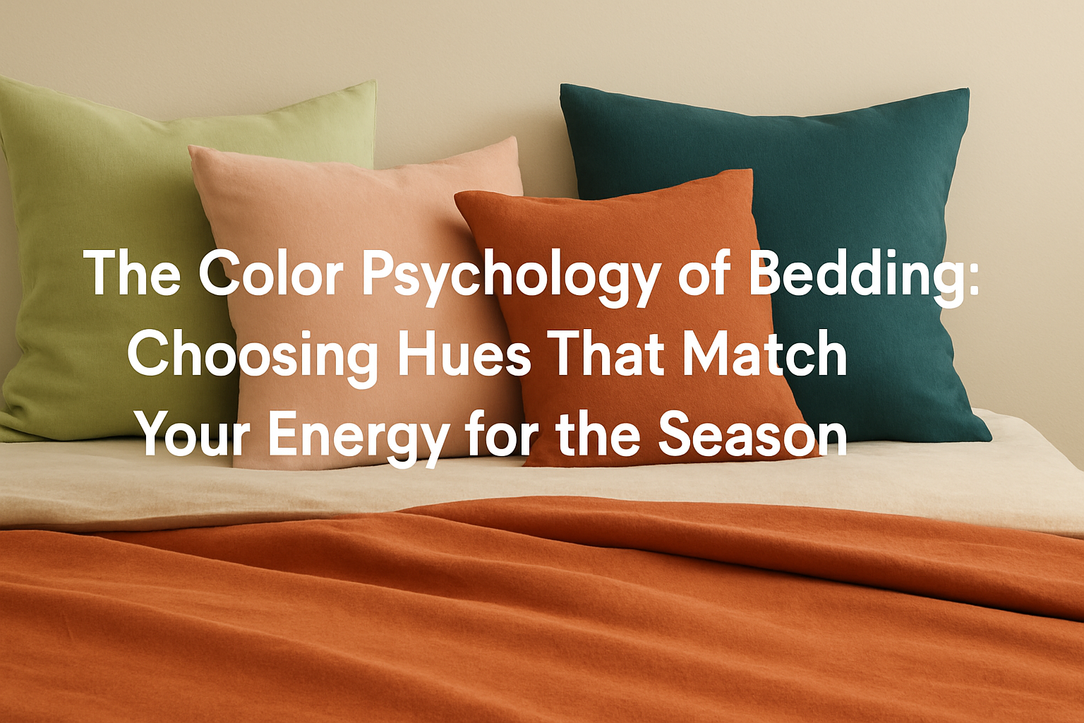 The Color Psychology of Bedding: Choosing Hues That Match Your Energy for the Season