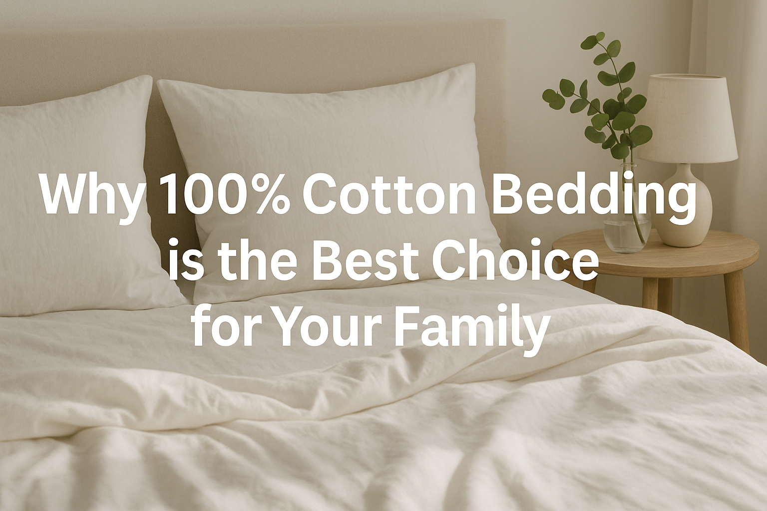 Why 100% Cotton Bedding is the Best Choice for Your Family