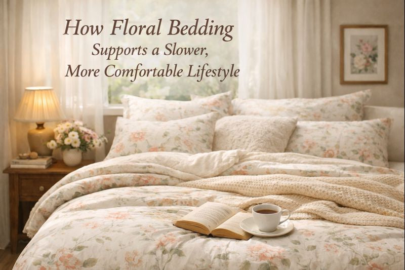 How Floral Bedding Supports a Slower, More Comfortable Lifestyle