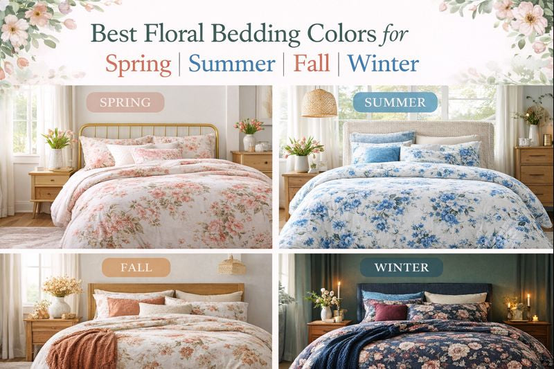Best Floral Bedding Colors for Spring, Summer, Fall, and Winter