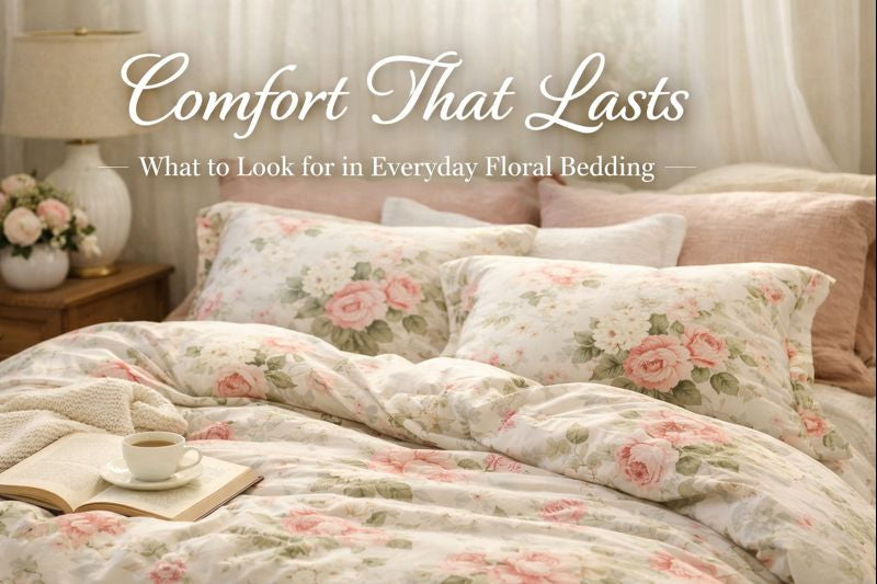 Comfort That Lasts: What to Look for in Everyday Floral Bedding