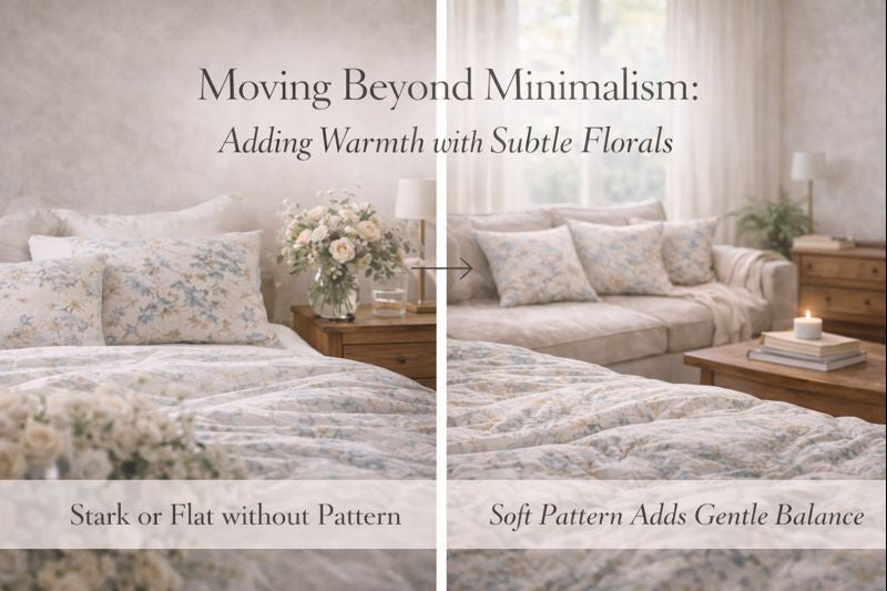 Moving Beyond Minimalism: Adding Warmth with Subtle Florals