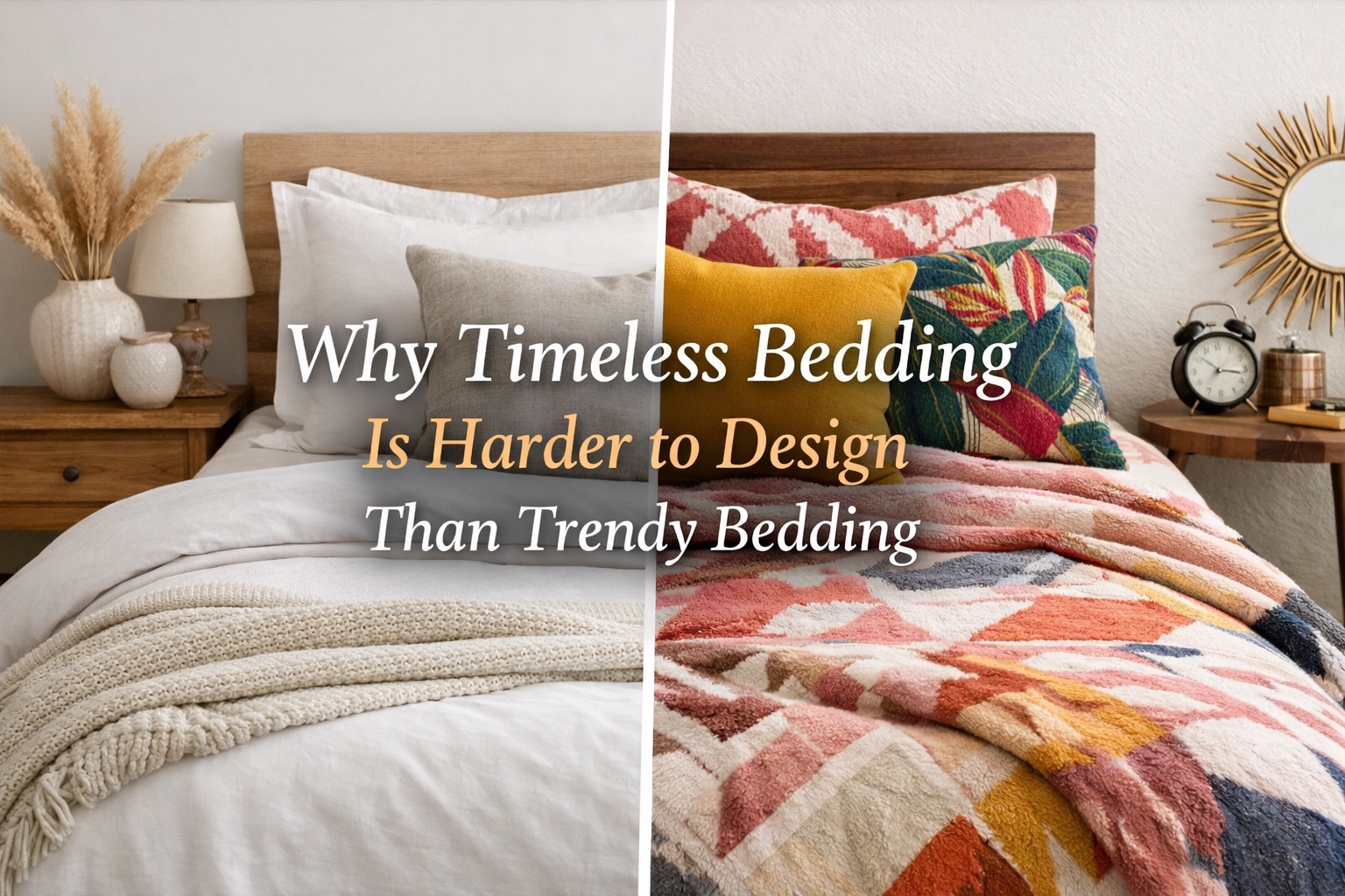 Why Timeless Bedding Is Harder to Design Than Trendy Bedding