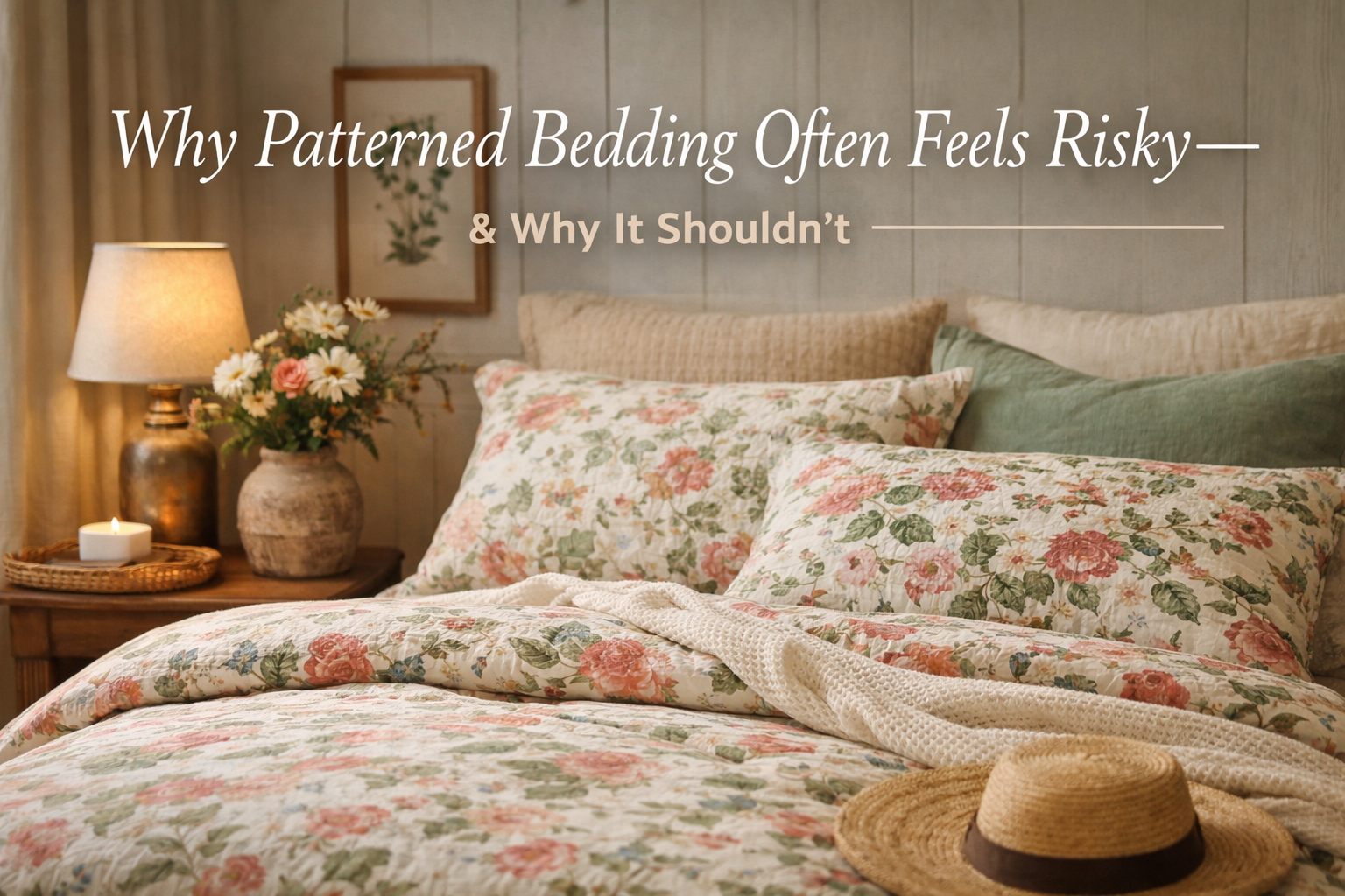 Why Patterned Bedding Often Feels Risky — and Why It Shouldn’t