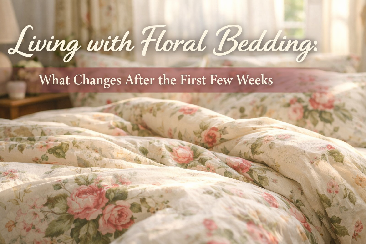 Living with Floral Bedding: What Changes After the First Few Weeks