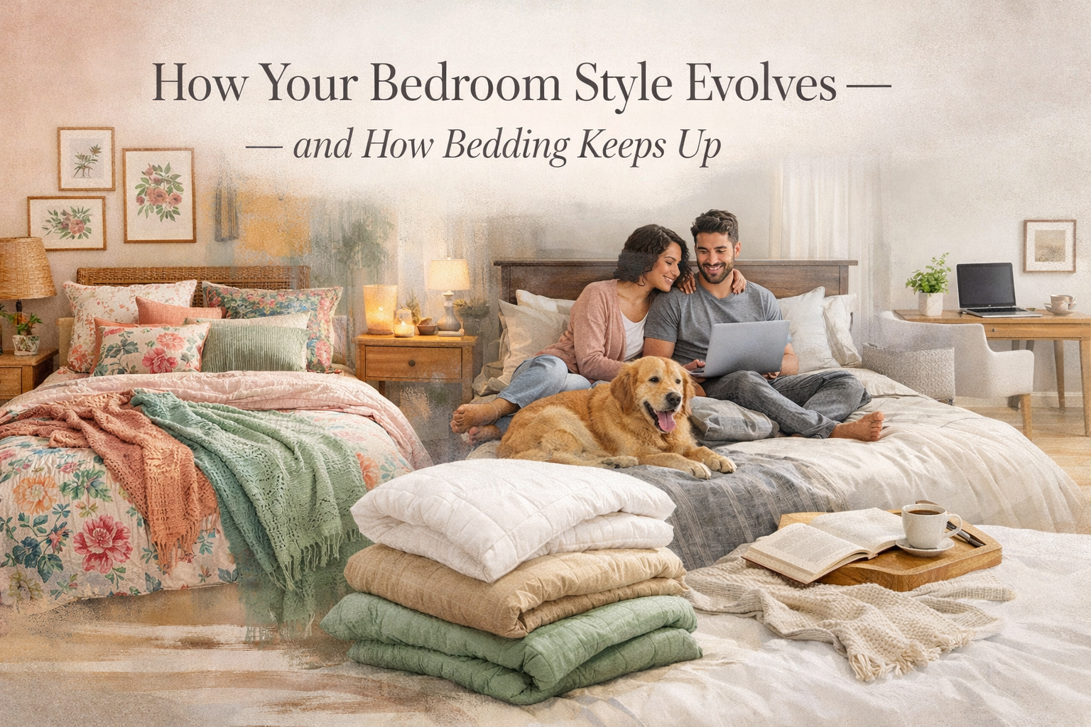 How Your Bedroom Style Evolves — and How Bedding Keeps Up