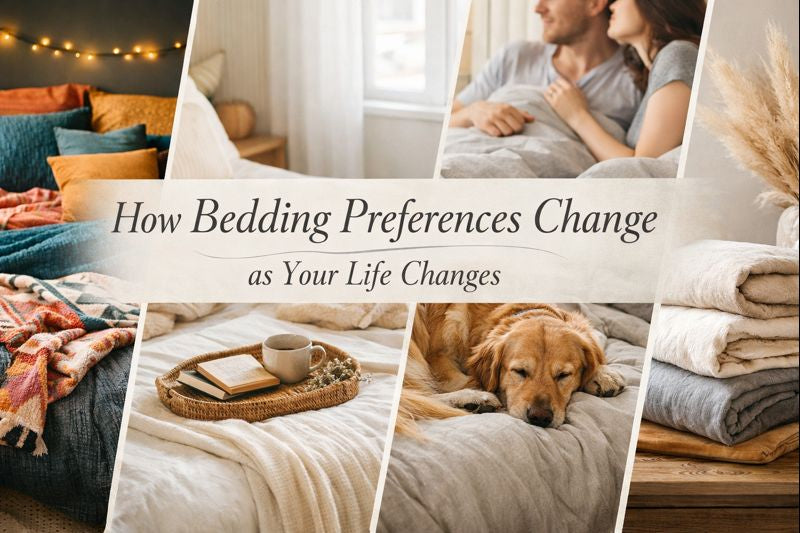 How Bedding Preferences Change as Your Life Changes