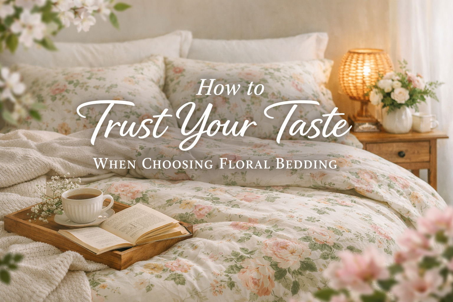 How to Trust Your Taste When Choosing Floral Bedding
