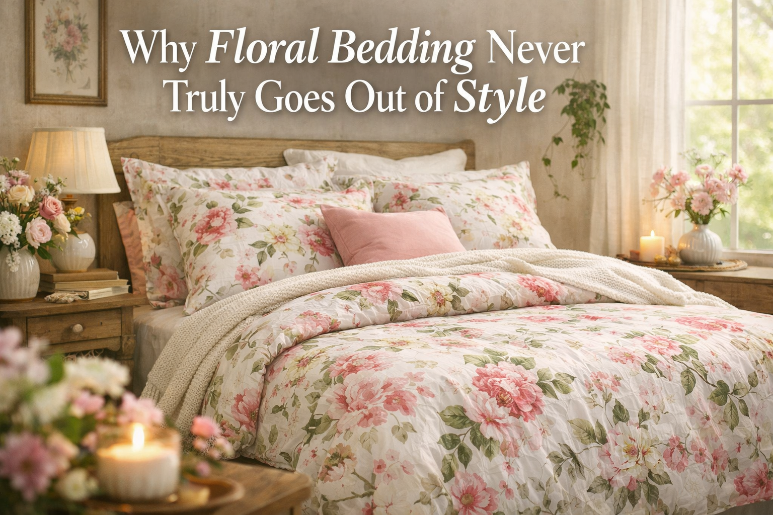 Why Floral Bedding Never Truly Goes Out of Style