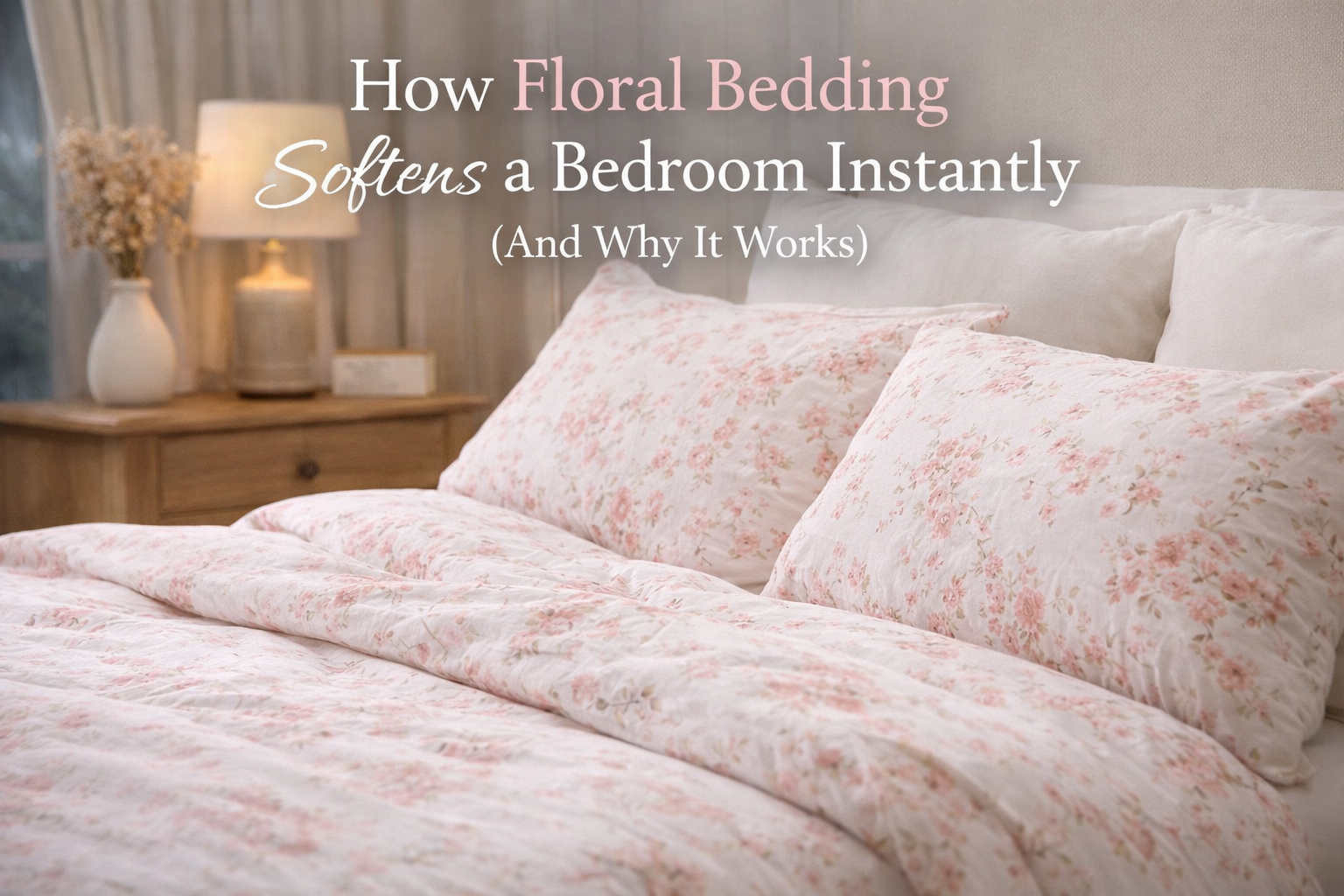 How Floral Bedding Softens a Bedroom Instantly (And Why It Works)