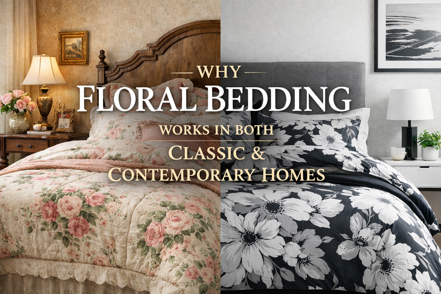 Why Floral Bedding Works in Both Classic and Contemporary Homes
