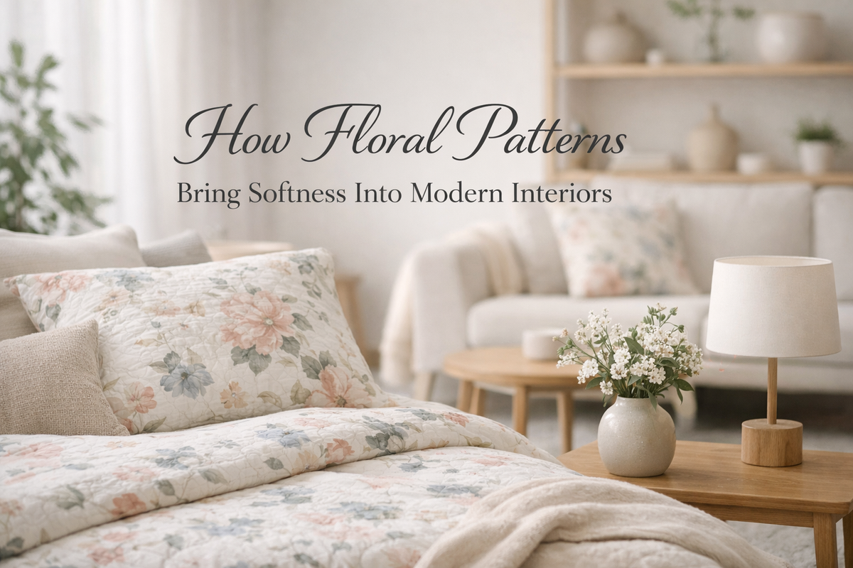 How Floral Patterns Bring Softness Into Modern Interiors – FADFAY
