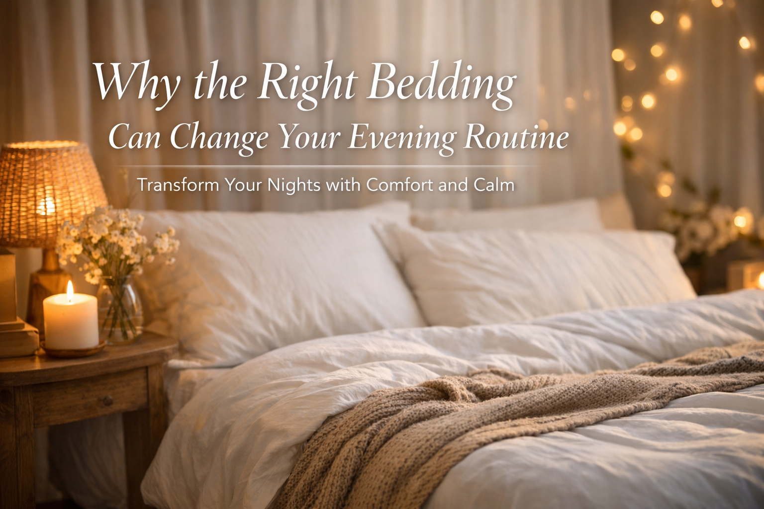 Why the Right Bedding Can Change Your Evening Routine