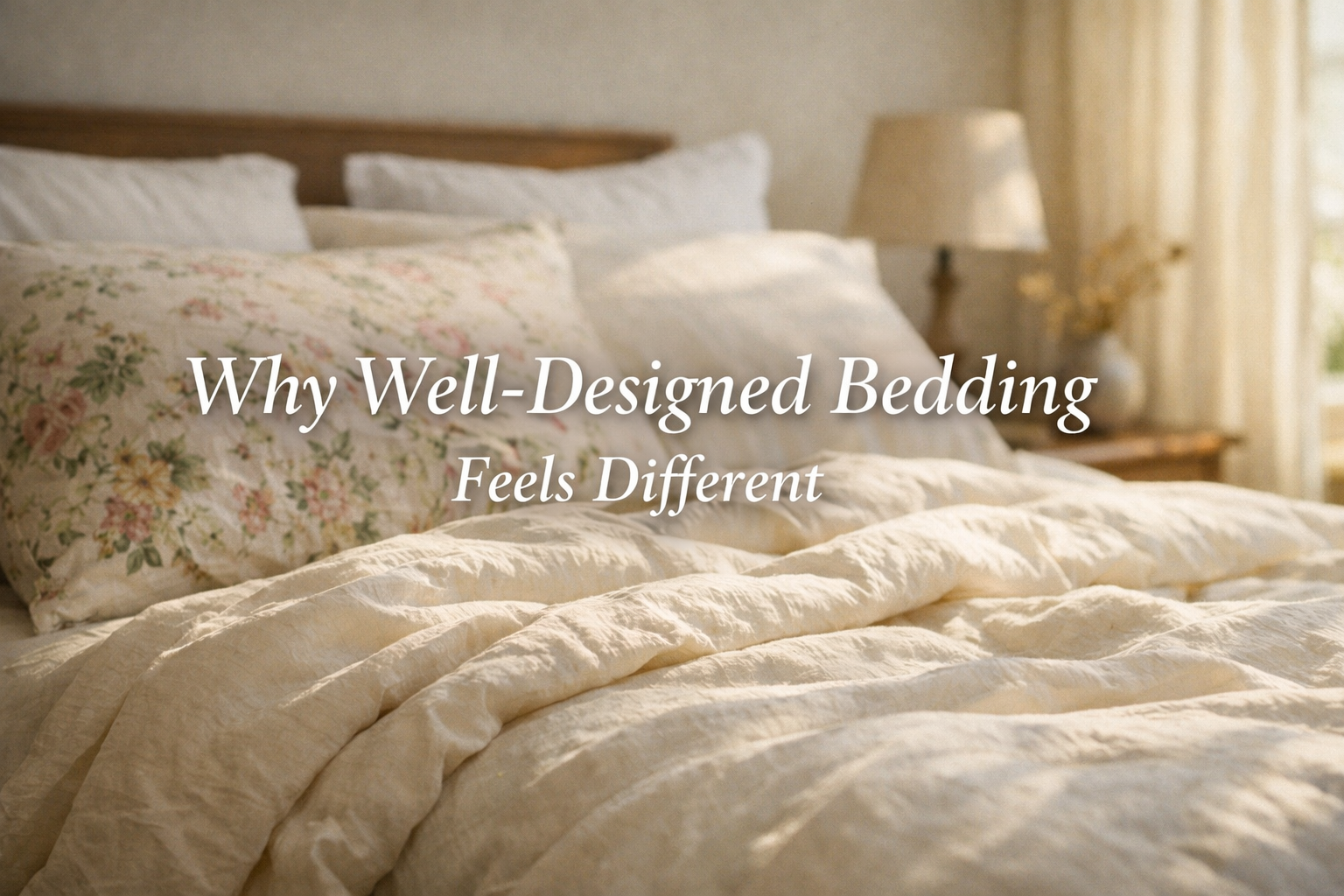 Why Well-Designed Bedding Feels Different