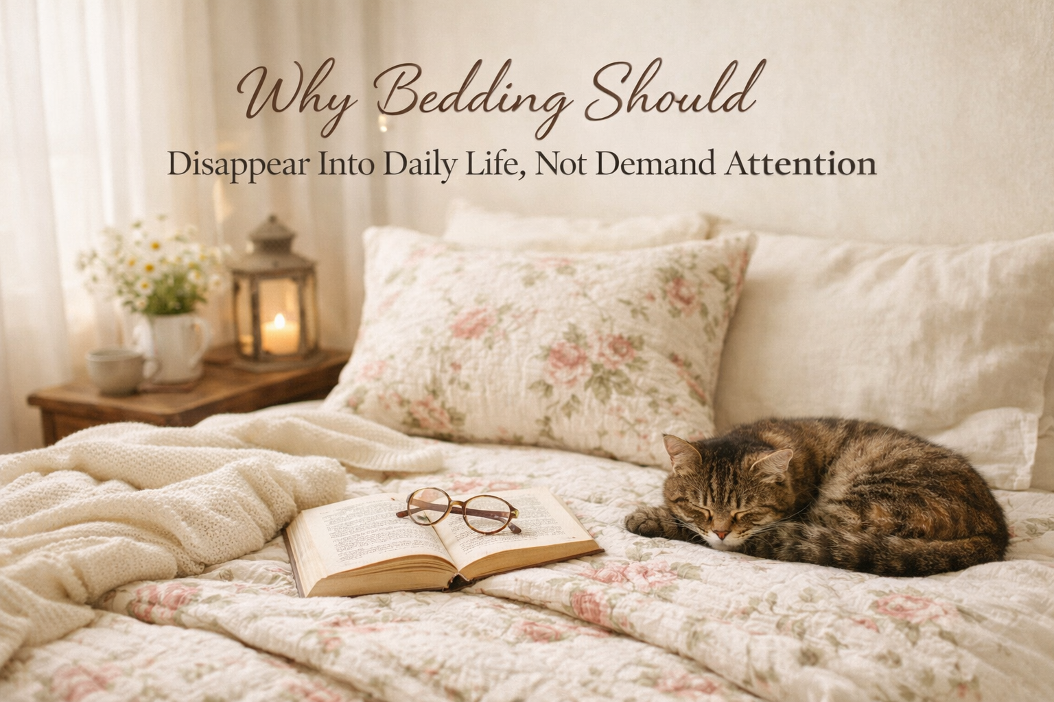 Why Bedding Should Disappear Into Daily Life, Not Demand Attention